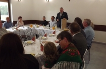 Marszałek województwa wielkopolskiego podczas przemówienia